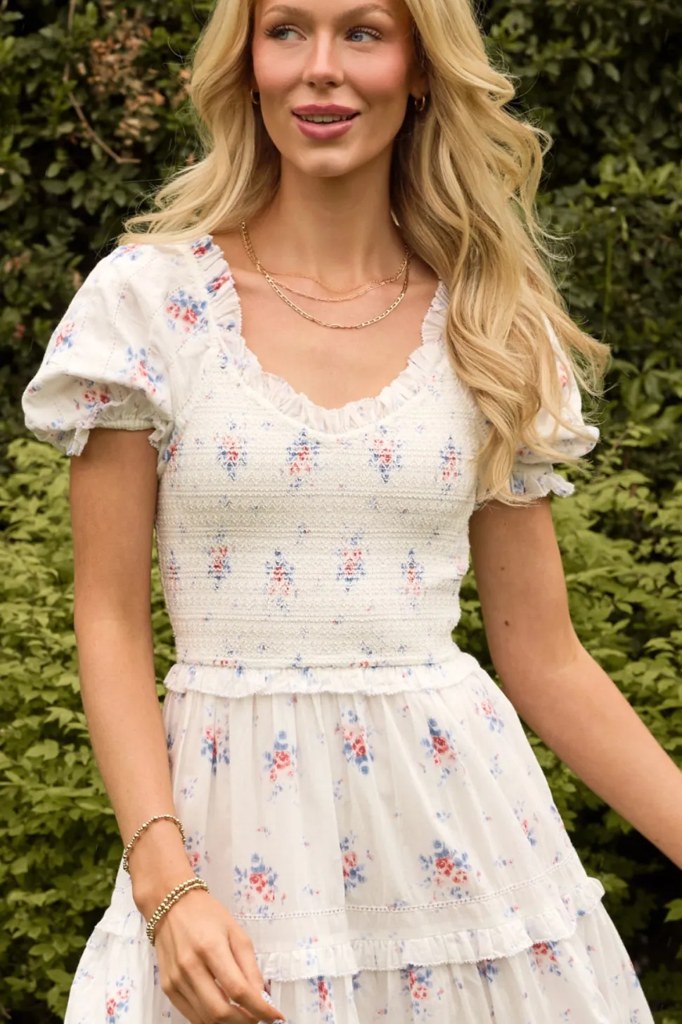 Emily Dress in Heritage Soft Ditsy Floral