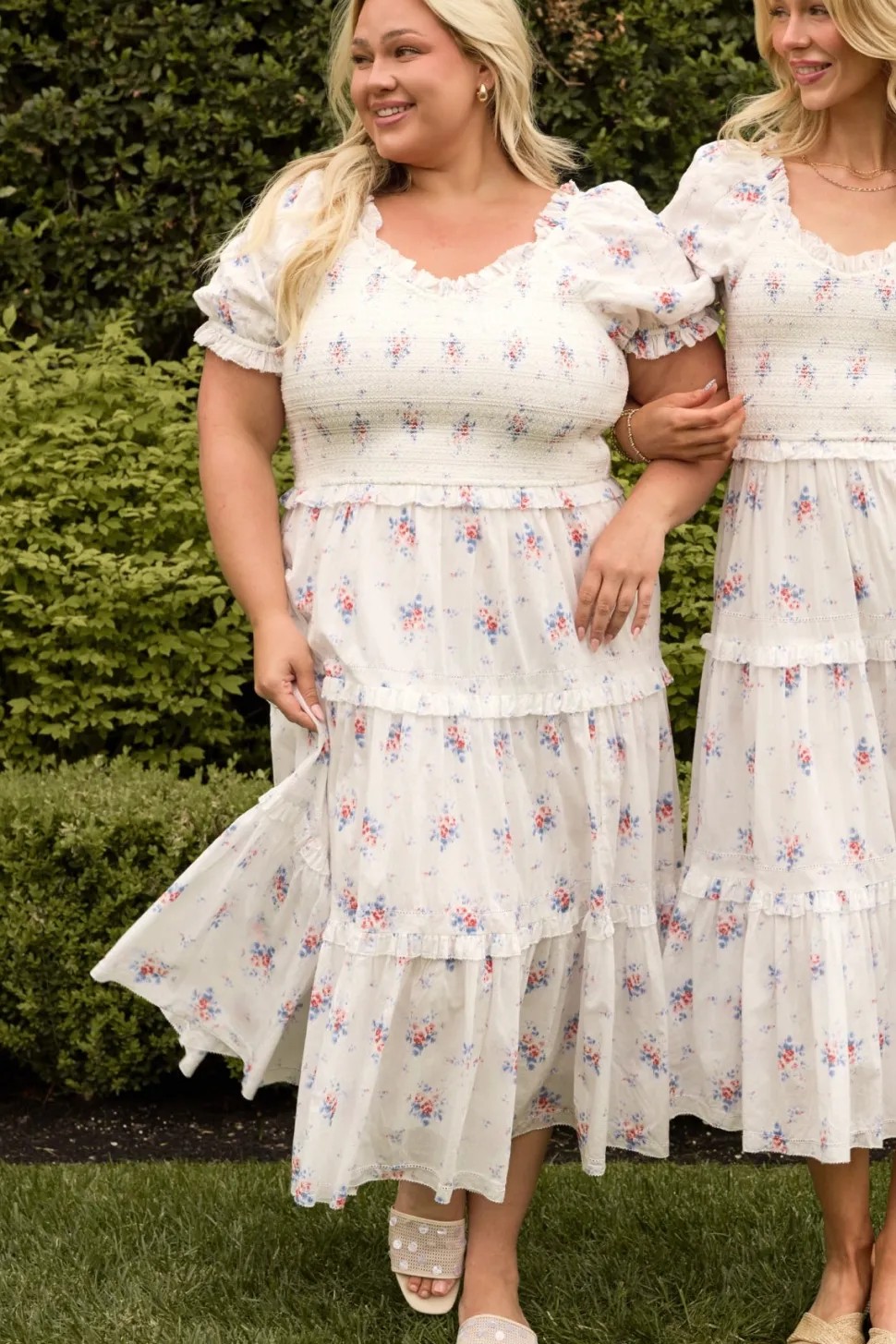 Emily Dress in Heritage Soft Ditsy Floral