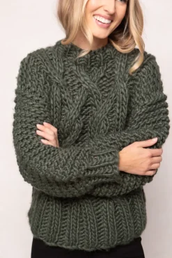 Erica Sweater in Emerald