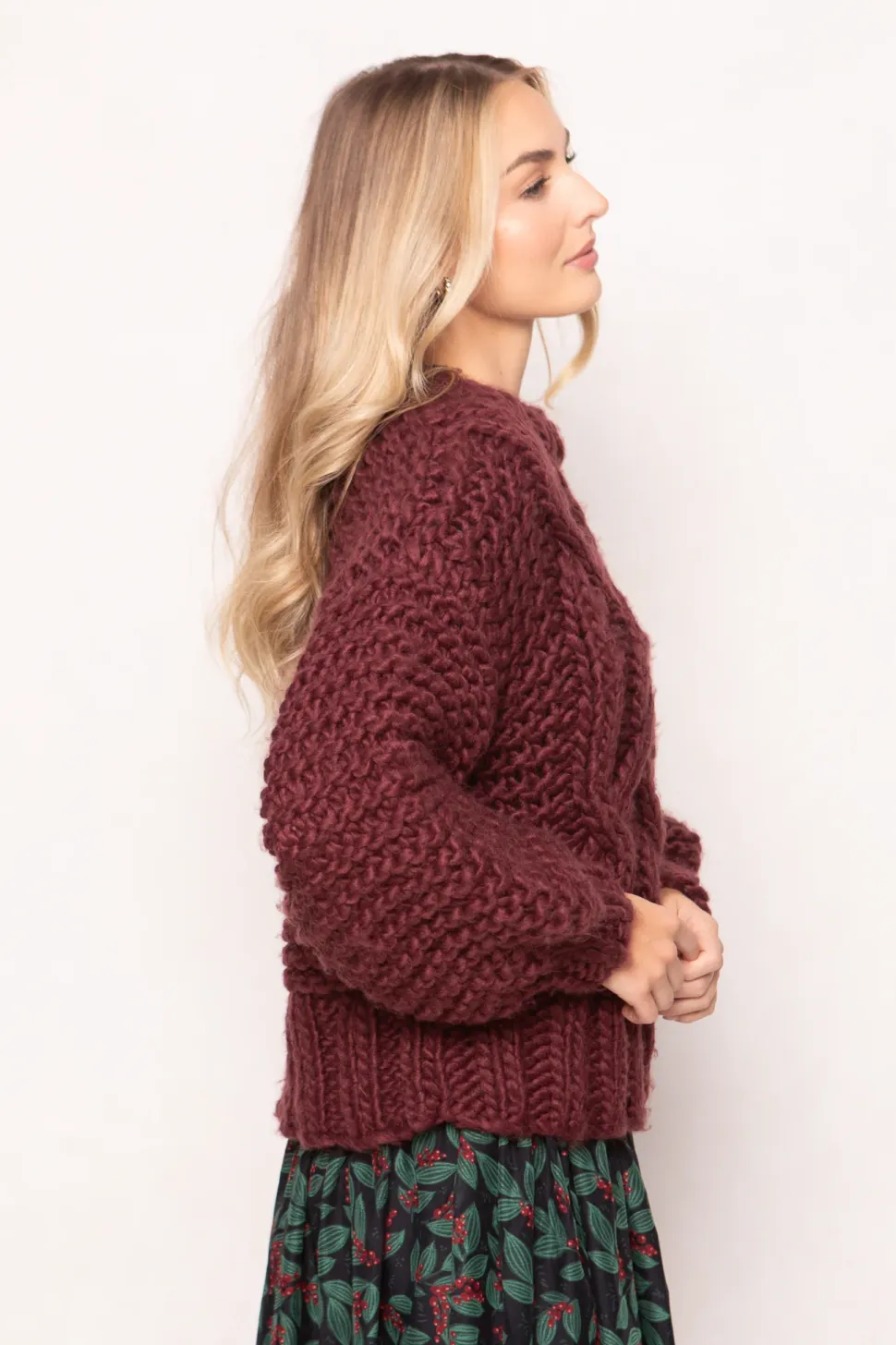 Erica Sweater in Raisin