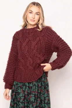 Erica Sweater in Raisin