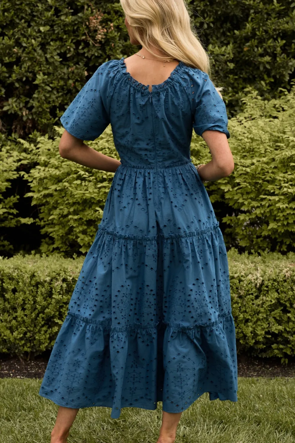 Etta Dress in Cobalt