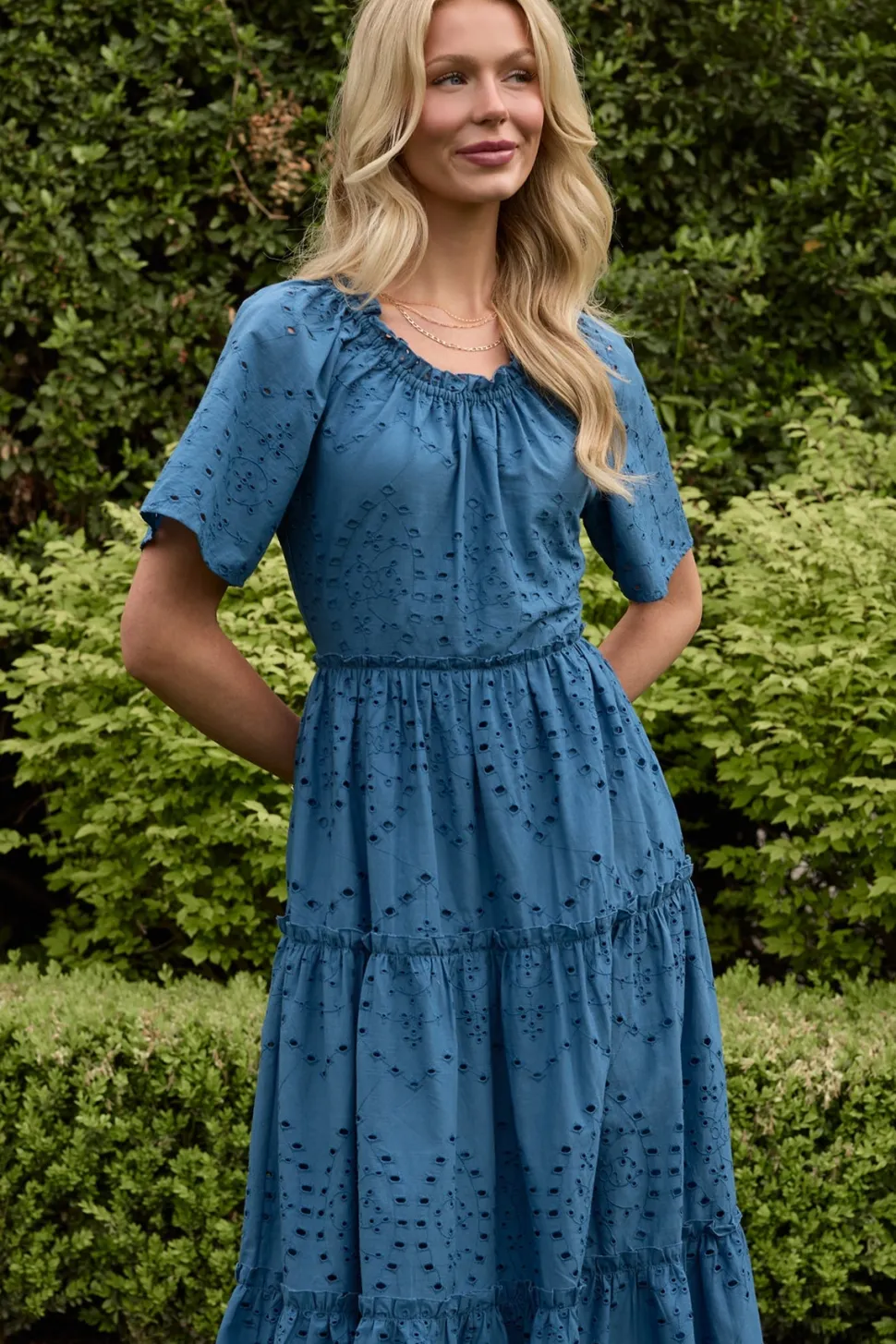 Etta Dress in Cobalt