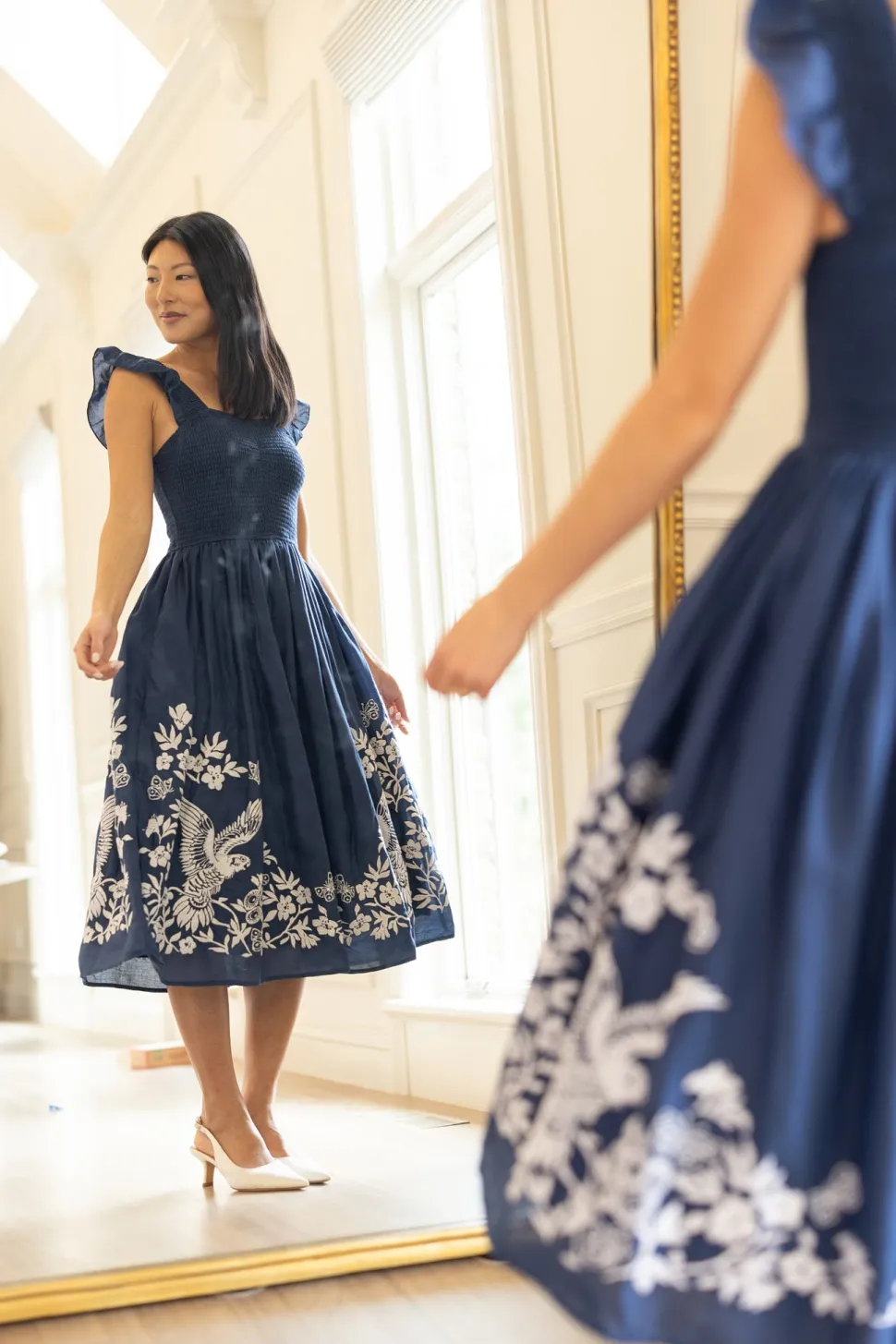 Finch Dress in Blue