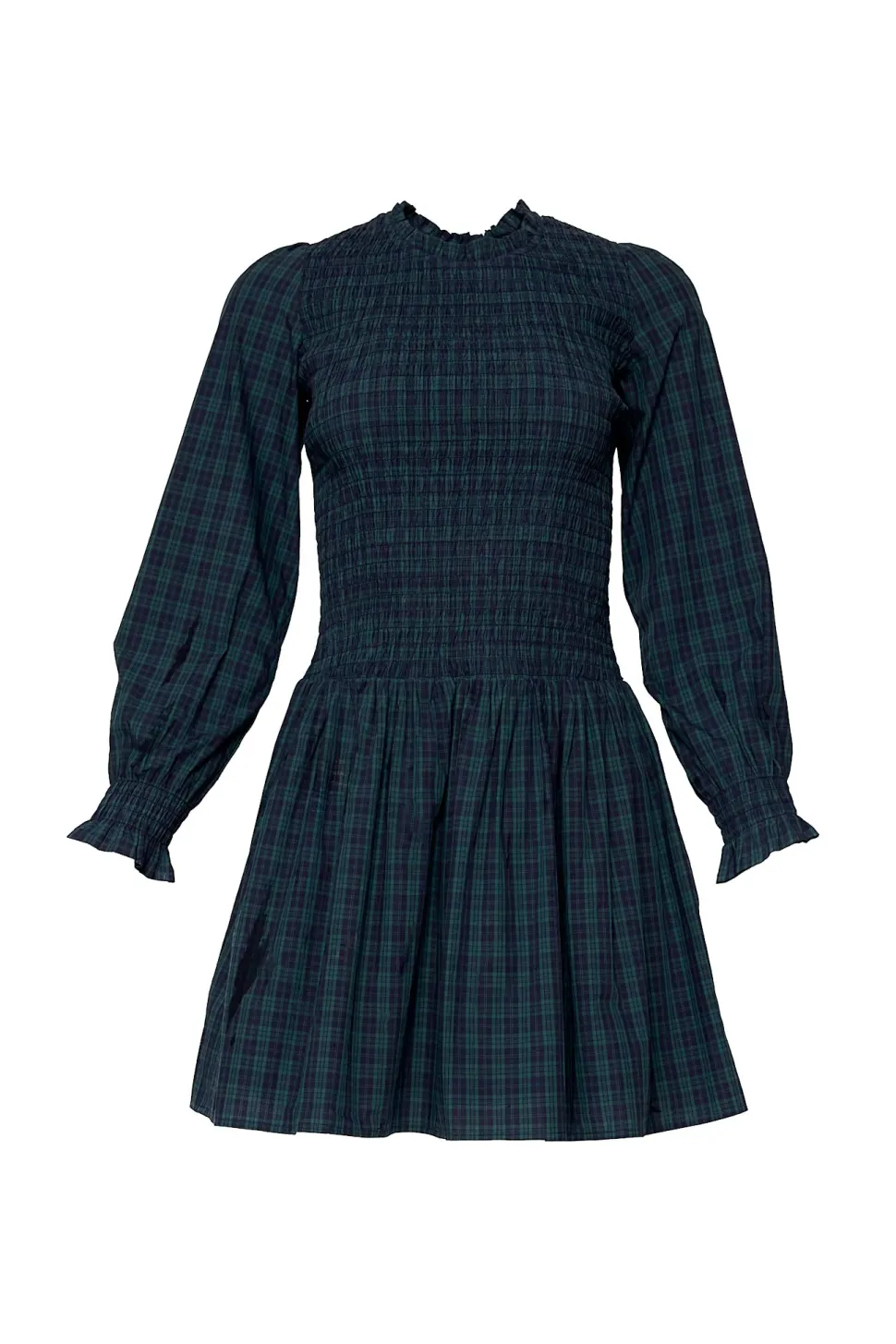 Finley Dress in Twilight Pine Plaid