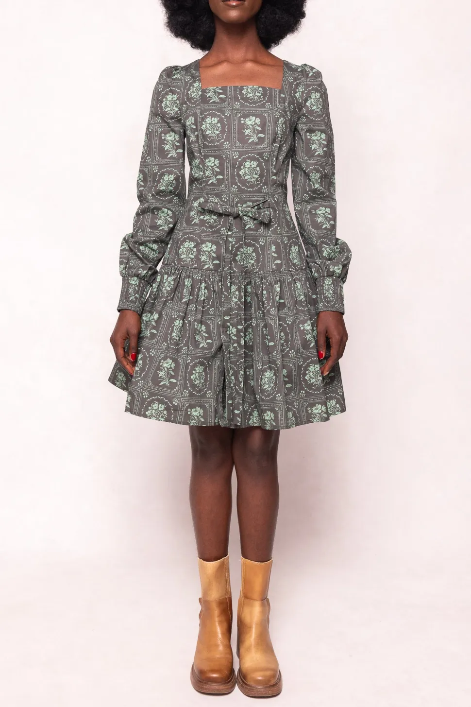 Finn Dress in Garden Tile