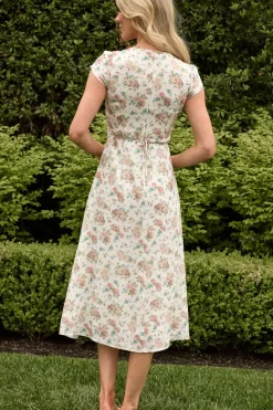Fiona Dress in Countryside Peony Blossom