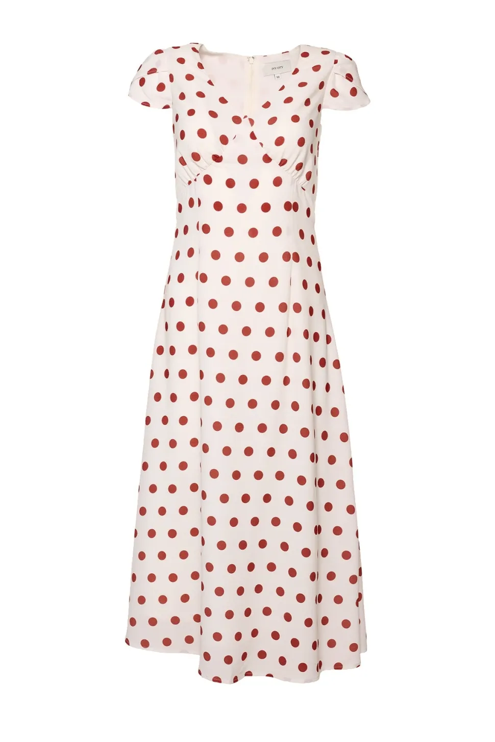 Fiona Dress in Red Polka Dot
