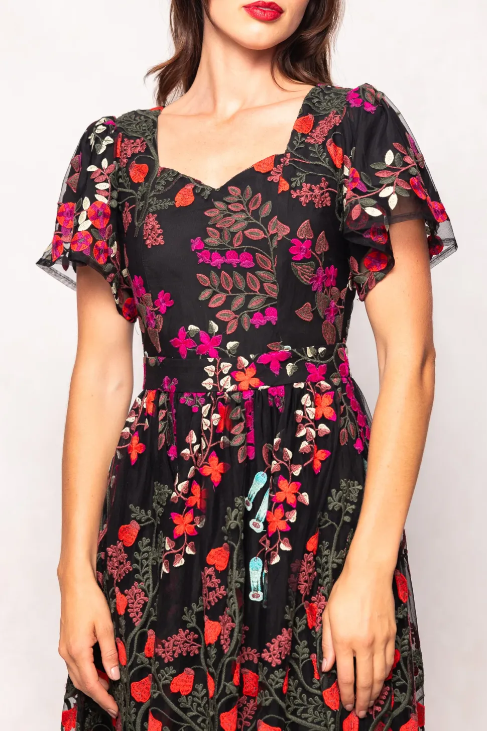 Flora Dress in Moonlit Blossom