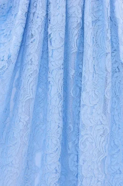 Hattie Dress in Cornflower Blue Lace
