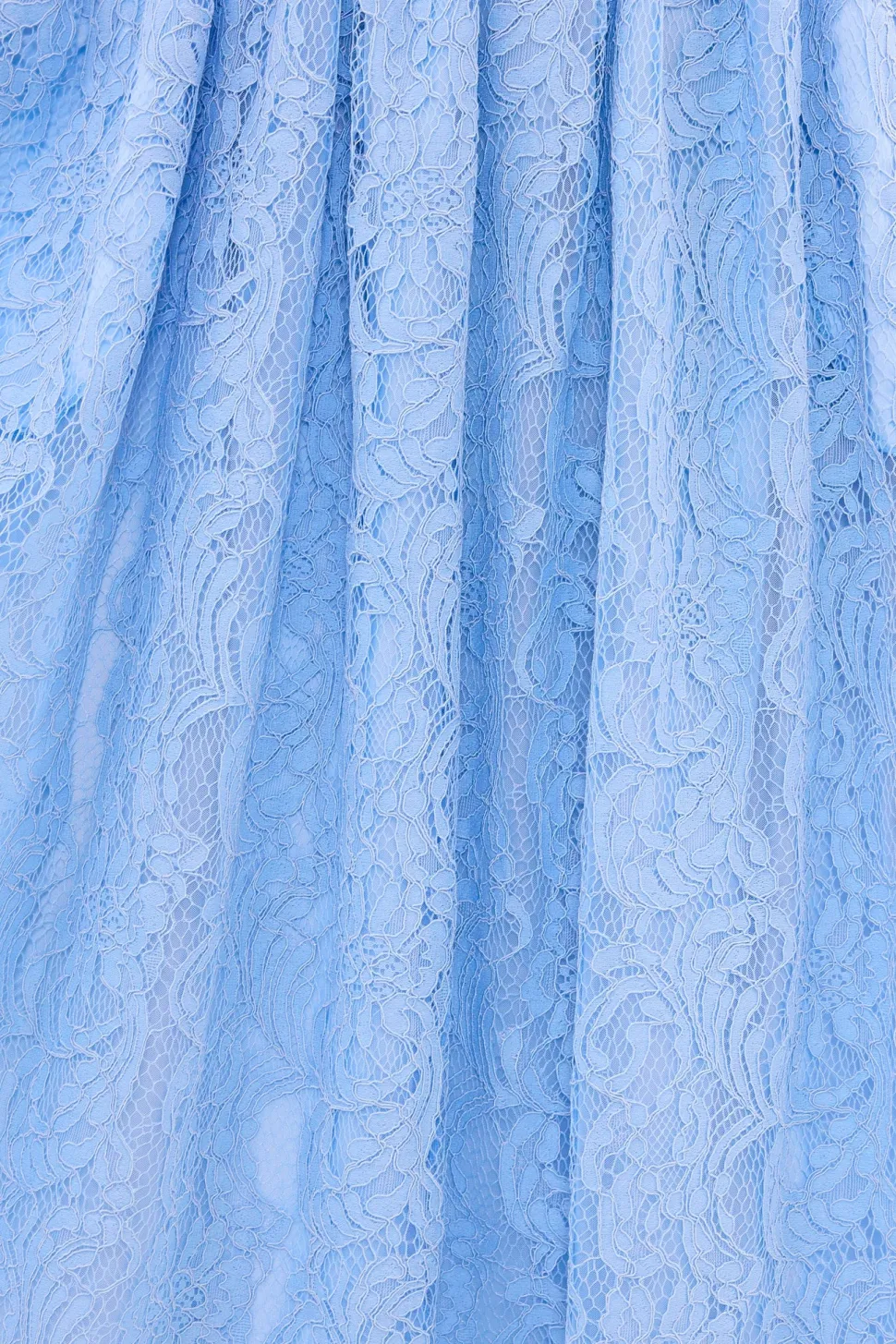 Hattie Dress in Cornflower Blue Lace