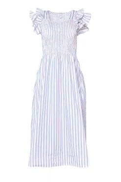 Hattie Dress in Heritage Stripe