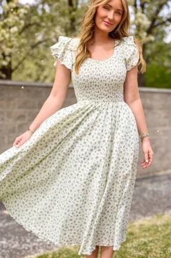 Hattie Dress in Madeline Blue