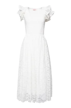Hattie Dress in White Lace