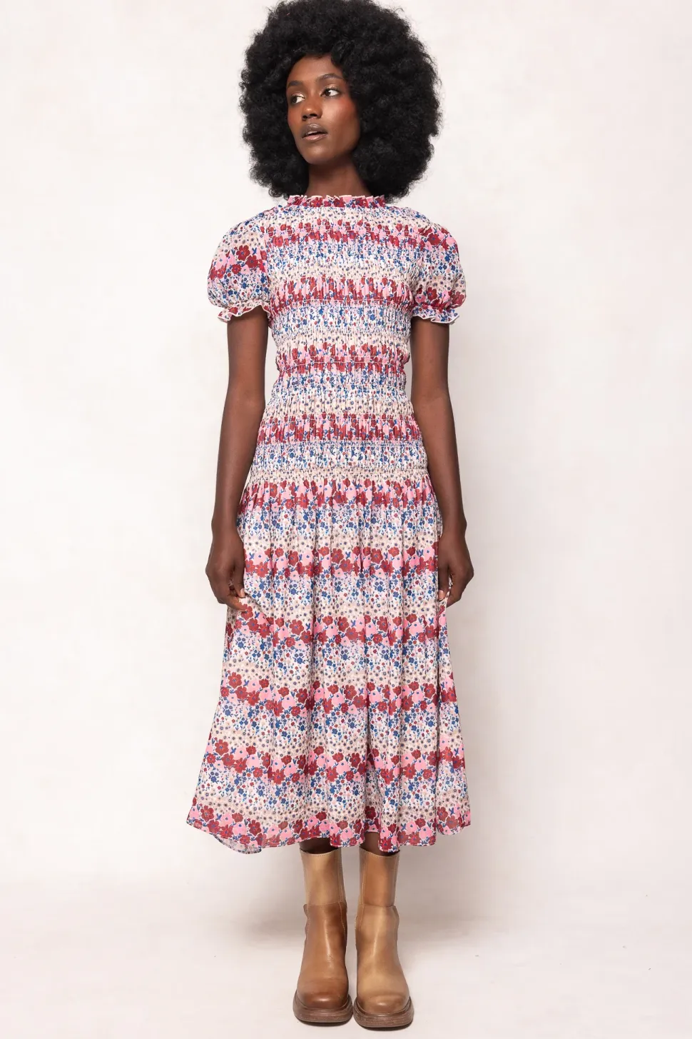 Hayden Dress in Lush Garden