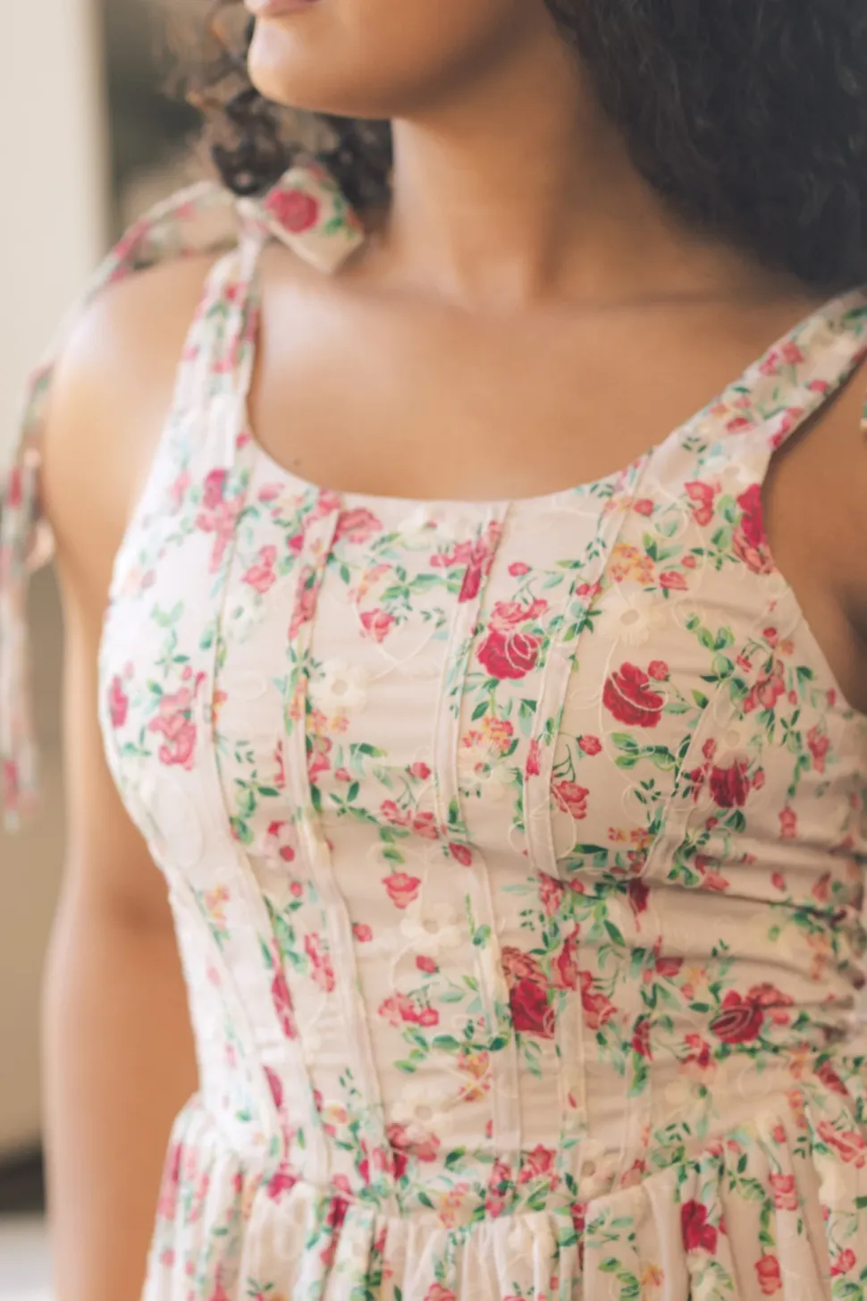 Helene Dress in Vibrant Chintz