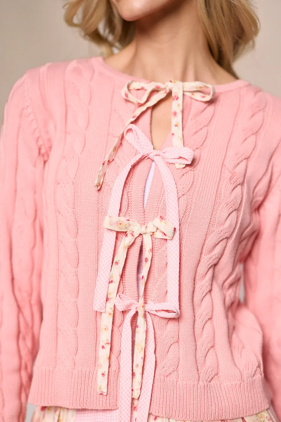 Imani Sweater in Blush