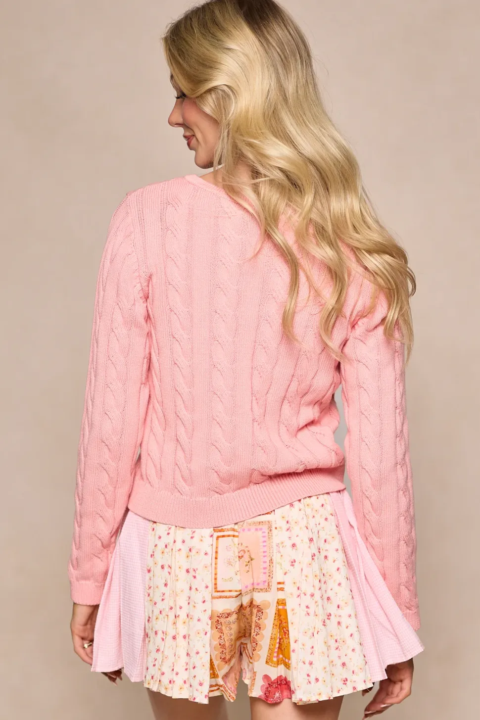 Imani Sweater in Blush