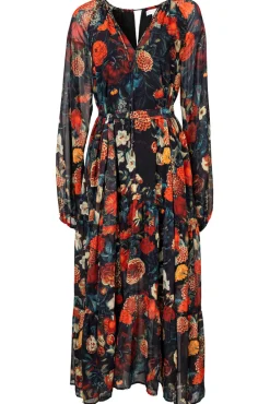 Imogen Dress in Moody Floral