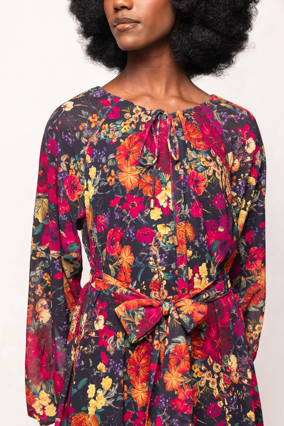 Imogen Dress in Night Garden