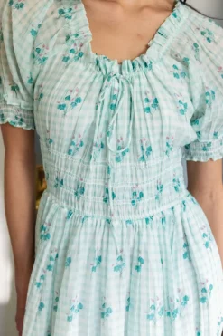 Jessie Dress in Bloom Gingham