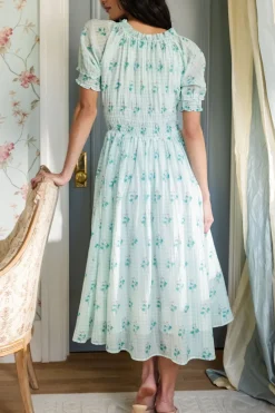 Jessie Dress in Bloom Gingham
