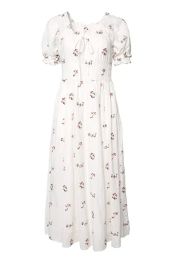 Jessie Dress in Ditsy Embroidery