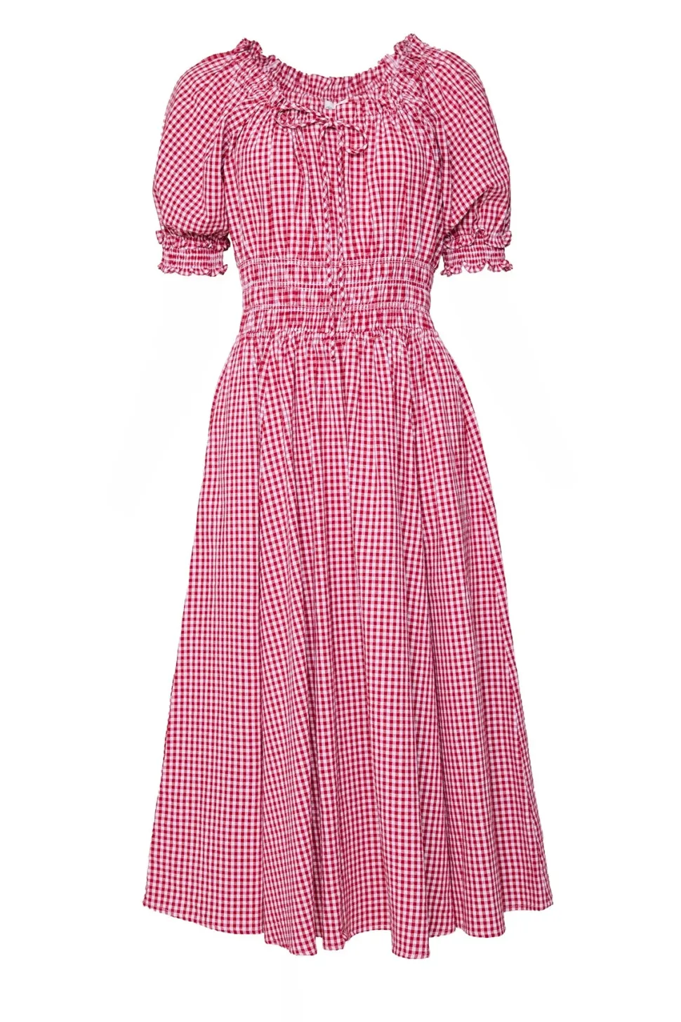 Jessie Dress in Red Gingham