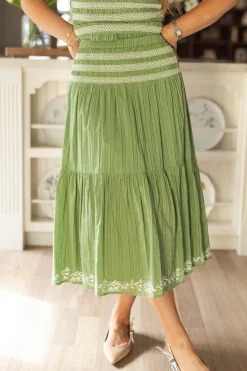 Journey Skirt in Light Green