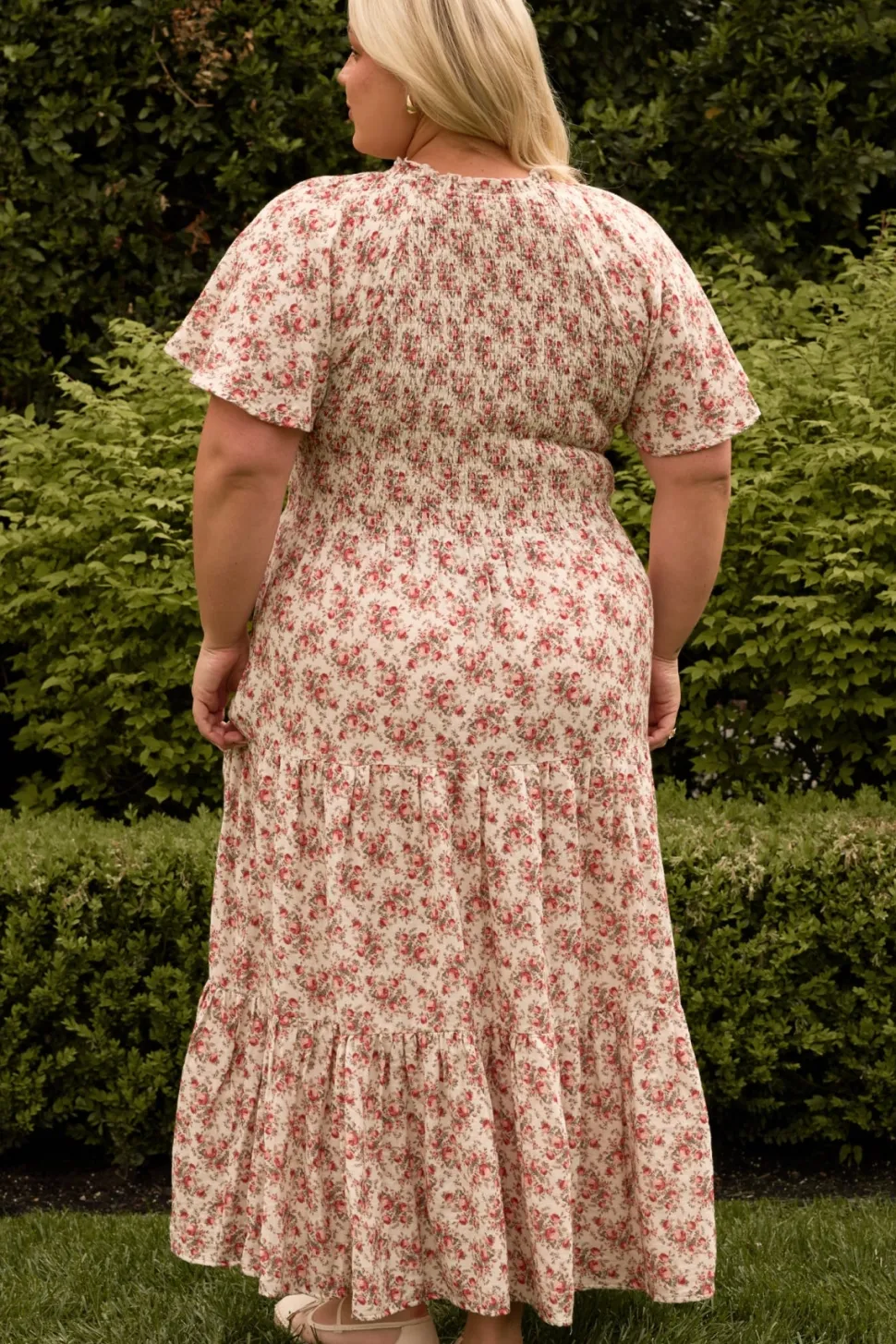 Jovie Dress in Ivory Heritage Rose