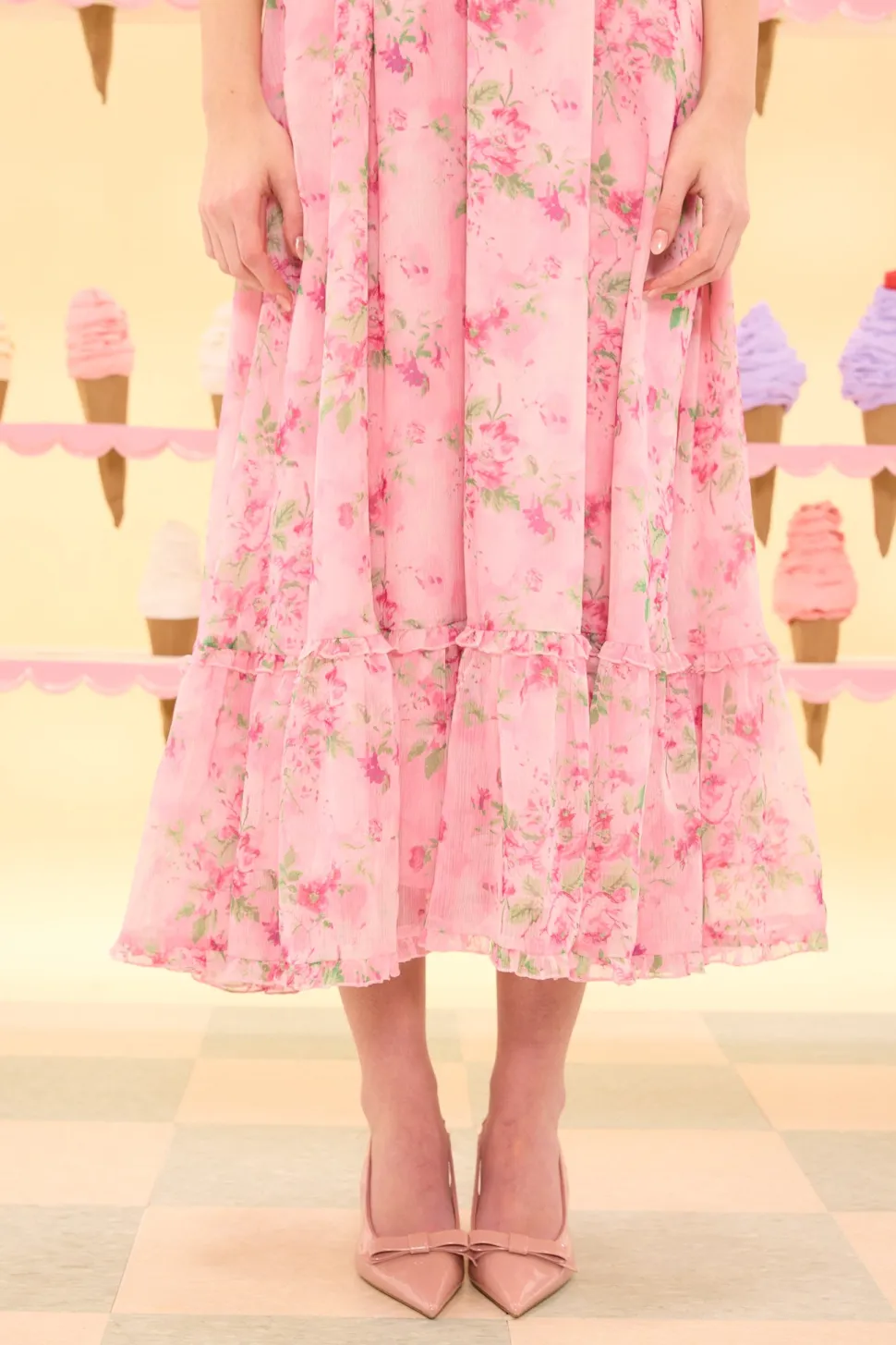 Juliana Dress in Rose Trance