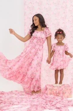 Juliana Dress in Rose Trance