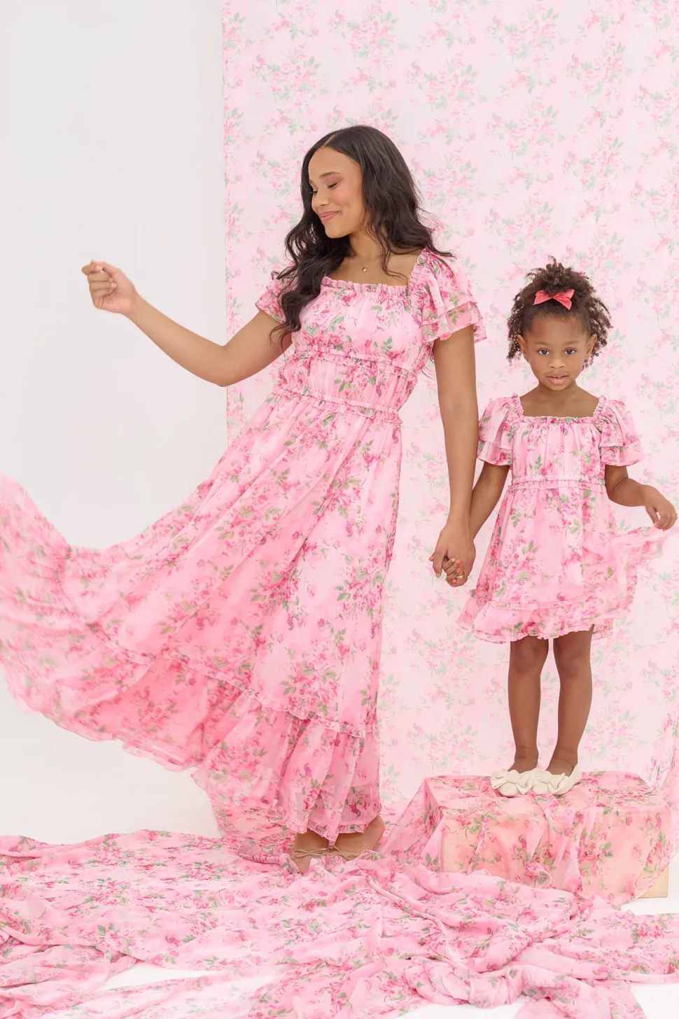 Juliana Dress in Rose Trance