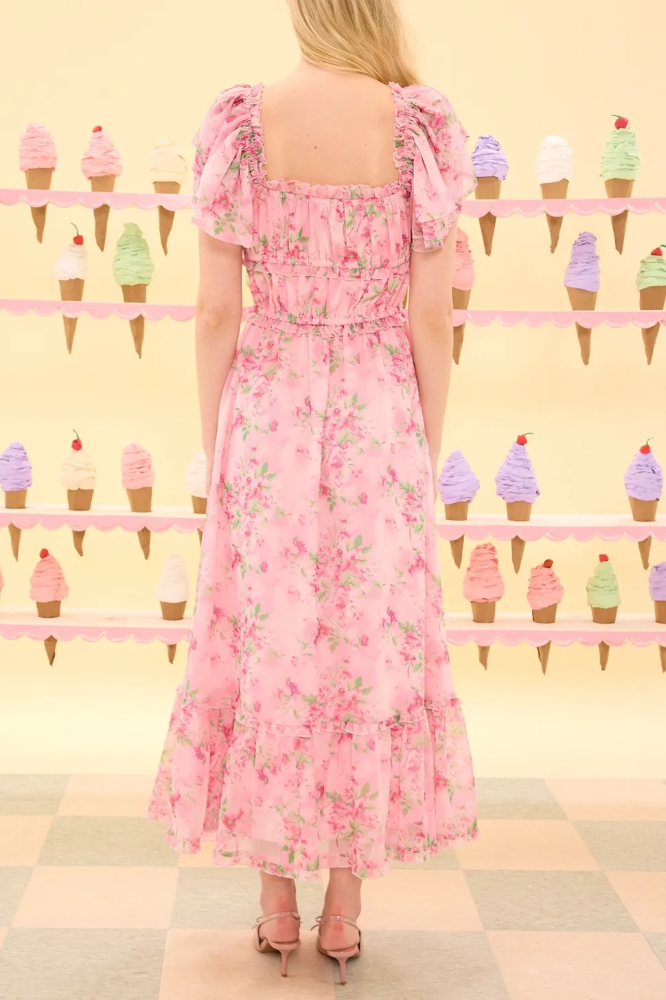 Juliana Dress in Rose Trance