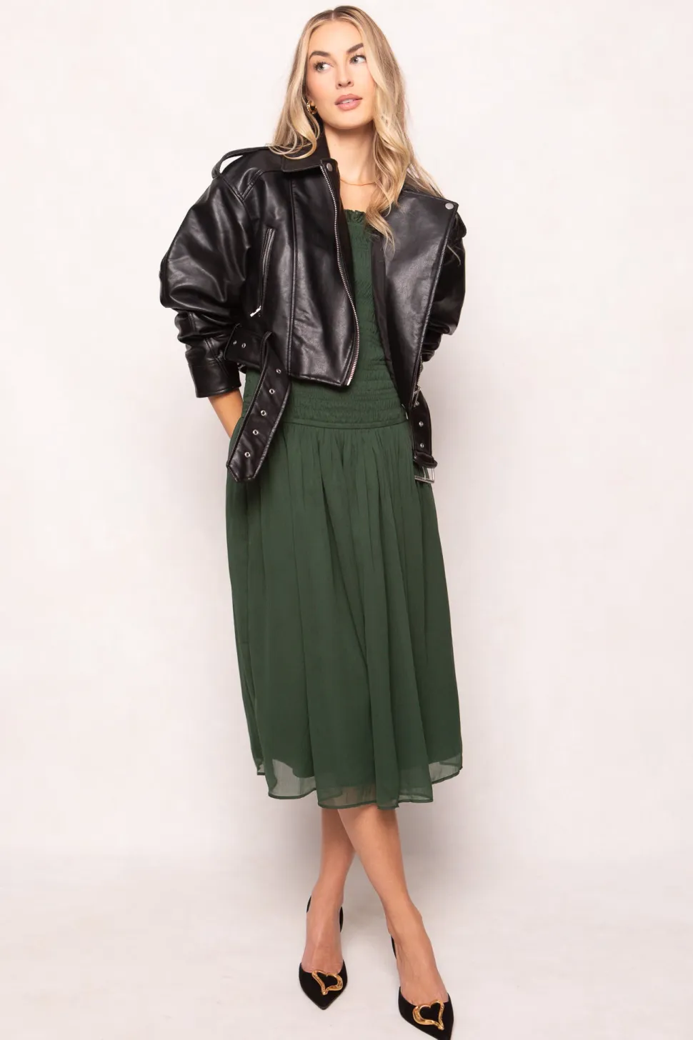 Kimberly Dress in Green