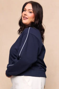 Kinsley Sweatshirt in Navy