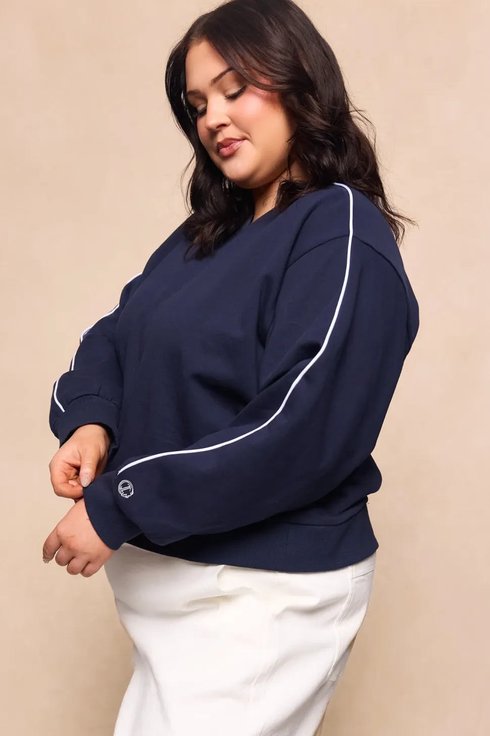 Kinsley Sweatshirt in Navy
