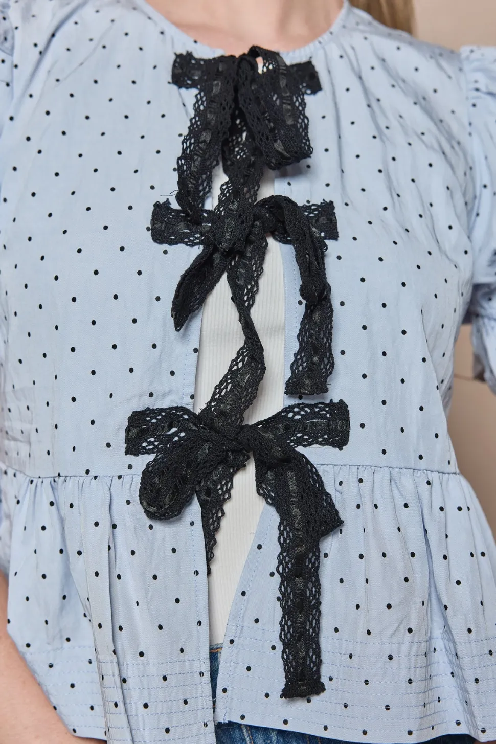 Lavinia Top in Light Blue