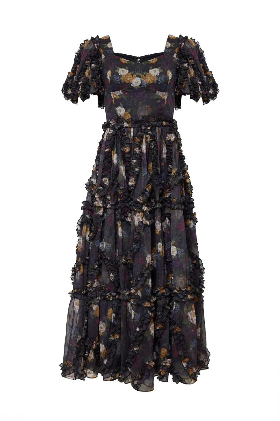 Layla Dress in Winter Floral