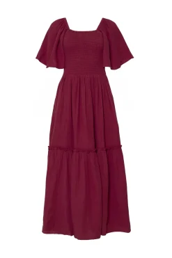Lennon Maxi Dress in Wildberry