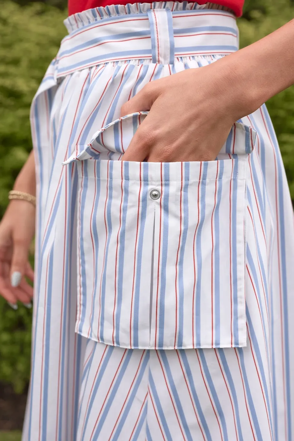 Lizzy Skirt in Heritage Stripe