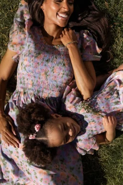 Lottie Dress in Vibrant English Garden