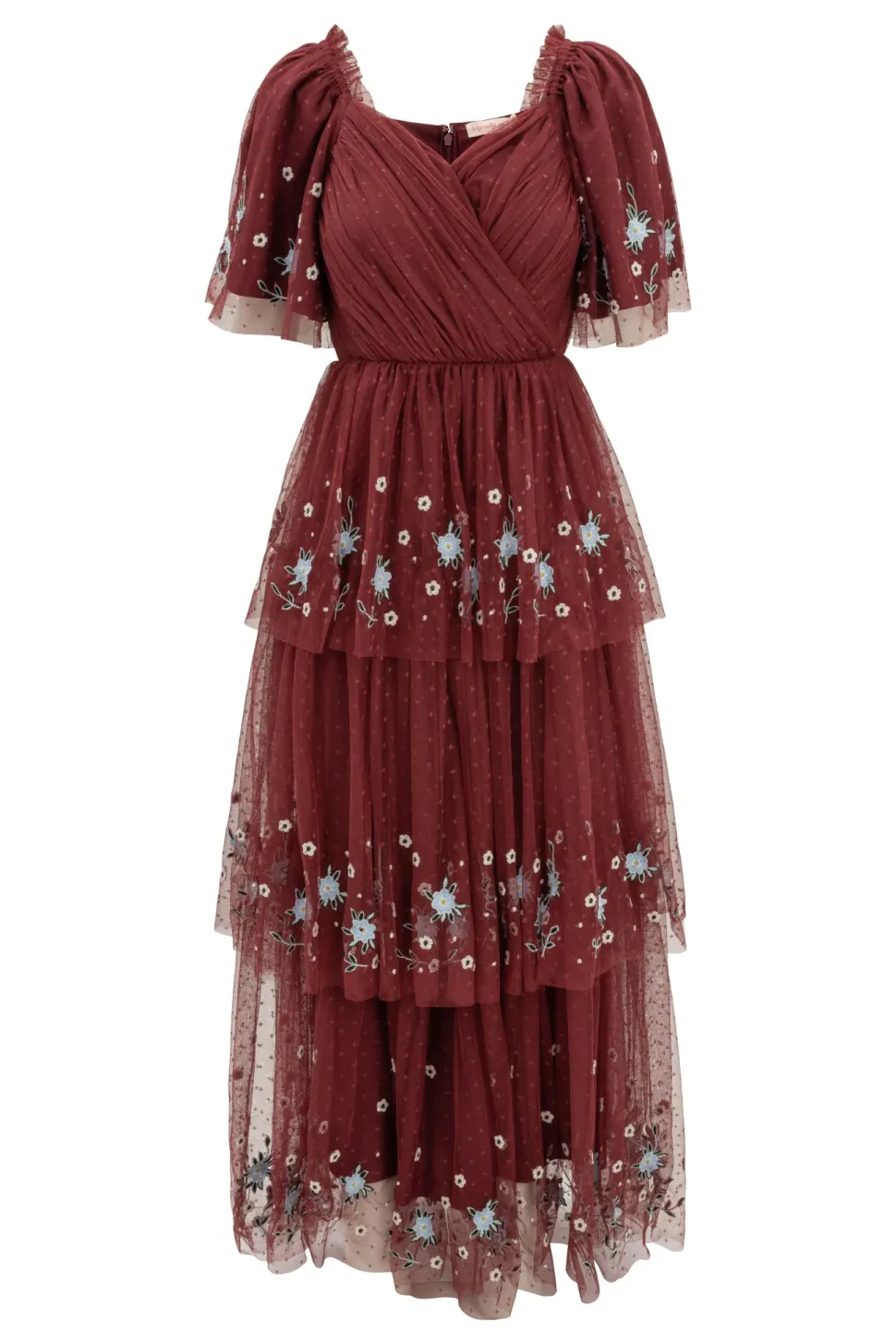Mabel Dress in Burgundy