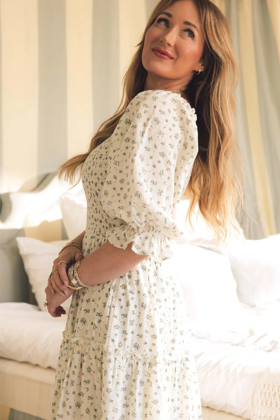 Madeline Dress in Blue