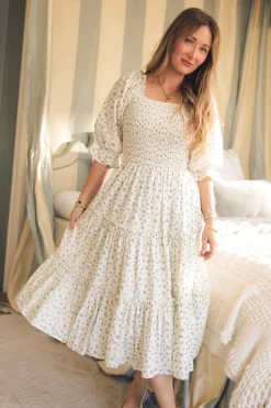 Madeline Dress in Blue