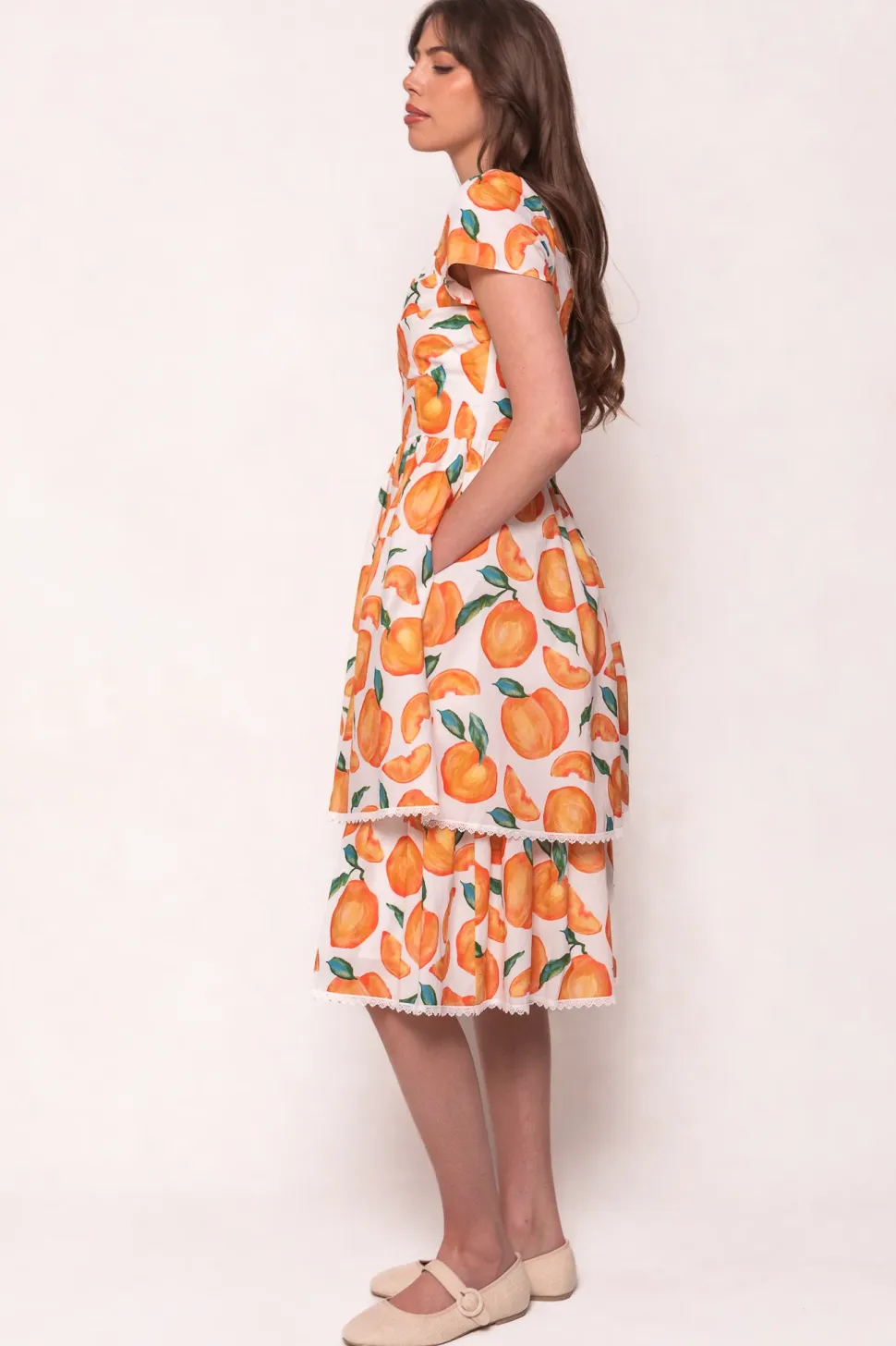 Marie Dress in Citrus