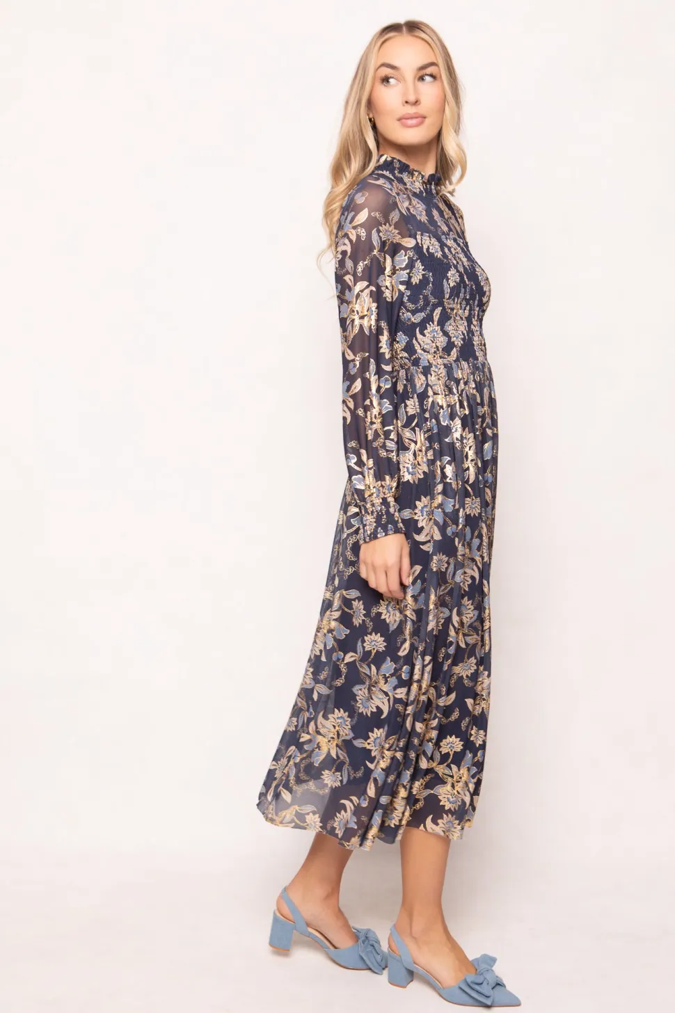 Marla Dress in Gilded Vine