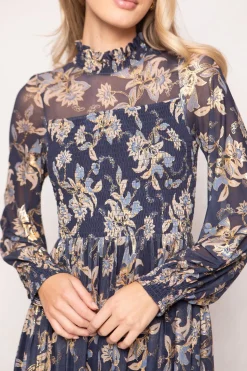 Marla Dress in Gilded Vine