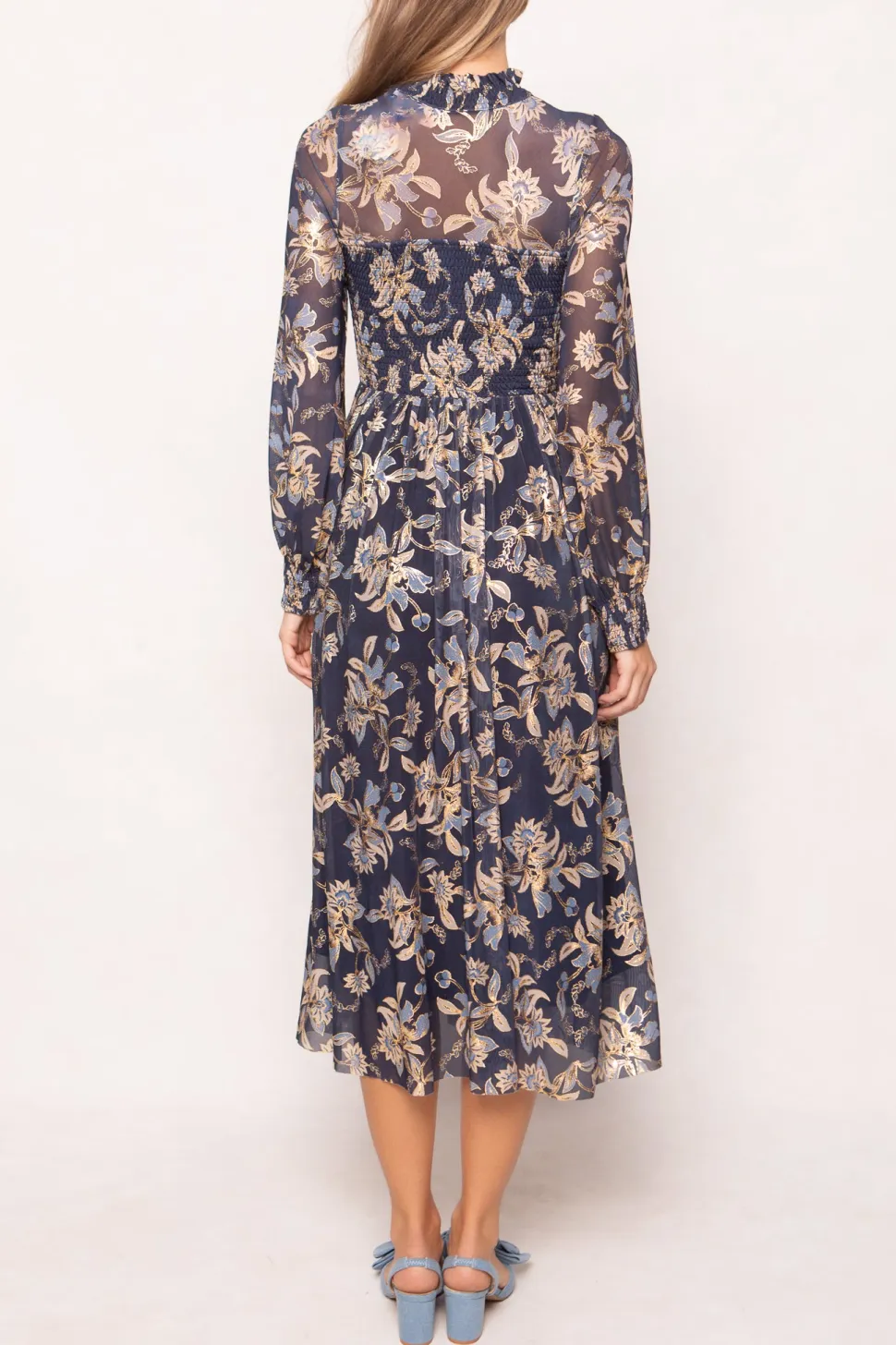Marla Dress in Gilded Vine