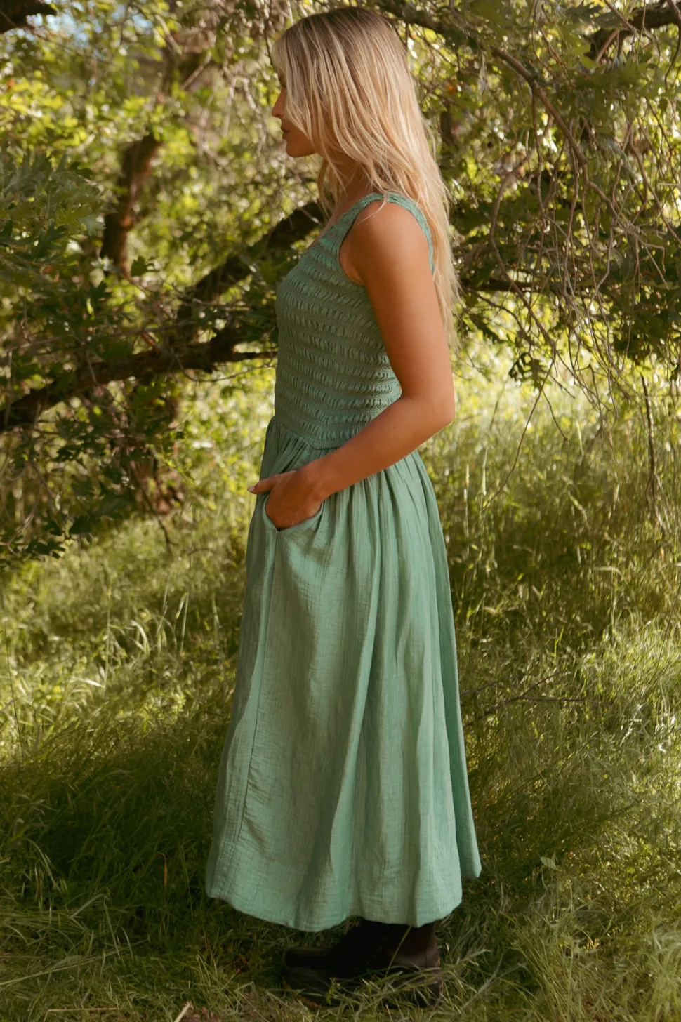 Marlow Dress in Green
